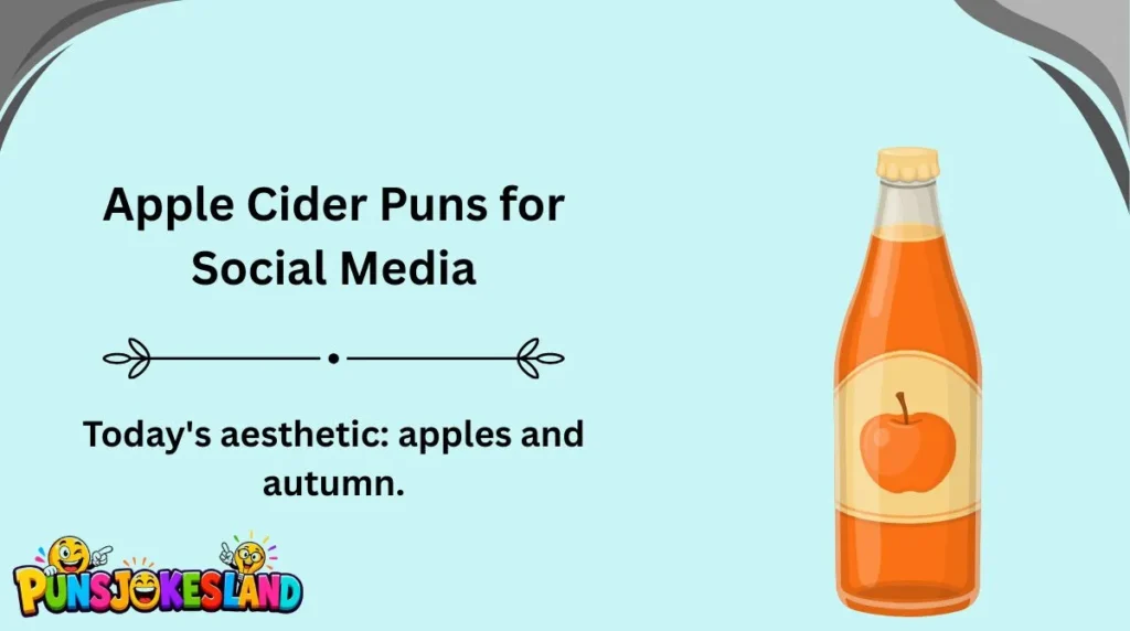 Apple Cider Puns for Social Media