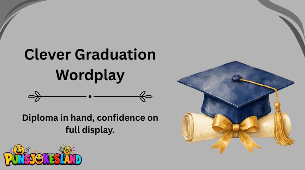 Clever Graduation Wordplay