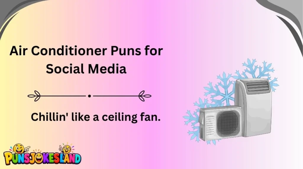 Air Conditioner Puns for Social Media