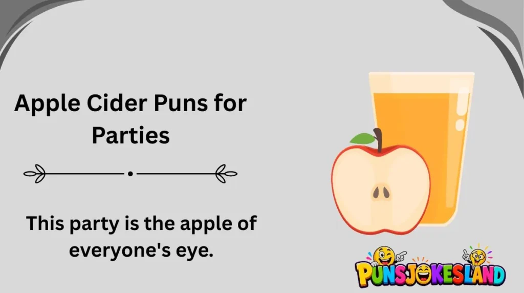 Apple Cider Puns for Parties