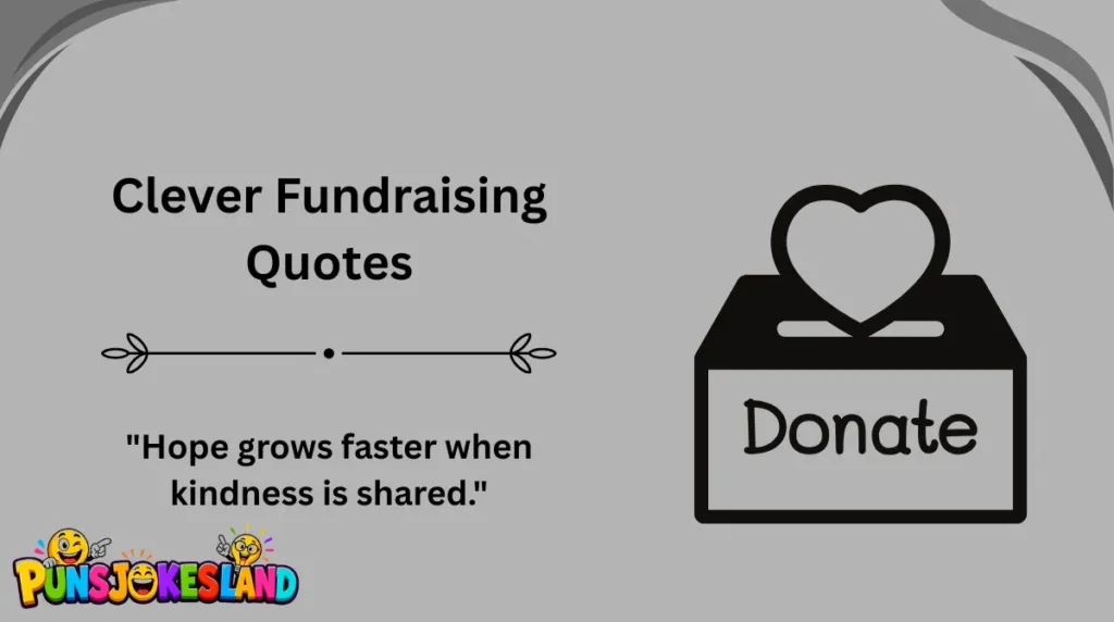 Clever Fundraising Quotes