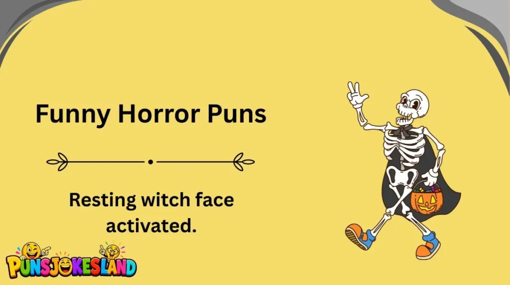 Funny Horror Puns