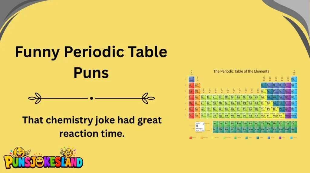 Funny Periodic Table Puns