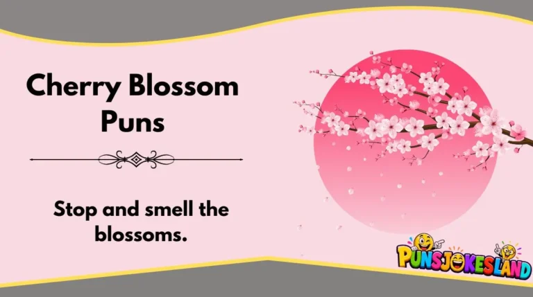 Cherry Blossom Puns